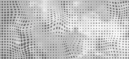 Subtle gray circles create a fluid and dynamic dotted pattern against a luminous light gray backdrop, offering a contemporary and minimalist aesthetic for a modern design project