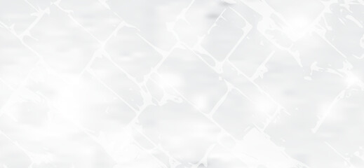 A captivating abstract background features soft white and light gray tones, with geometric shapes creating a luminous and dynamic texture, evoking a sense of serenity and purity