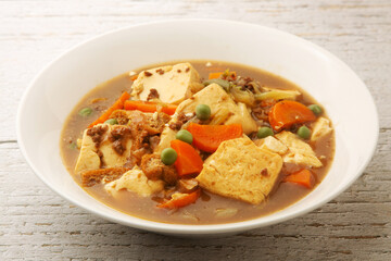 豆腐のカレー煮