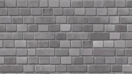 Naklejka premium Rugged Gray Brick and Stone Wall Texture with Weathered Uneven Surface for Industrial Resilient Design 