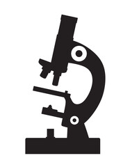 Microscope. Science concept. vector illustration