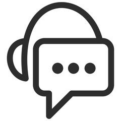 Kundensupport und Kommunikation – Symbol für Service, Beratung und Hotline