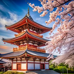 japanese temple in the park