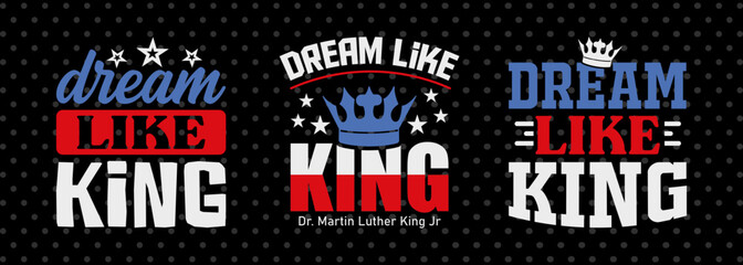 Living Dream Like King SVG Bundle | Motivational T-Shirt Design Cut Files  