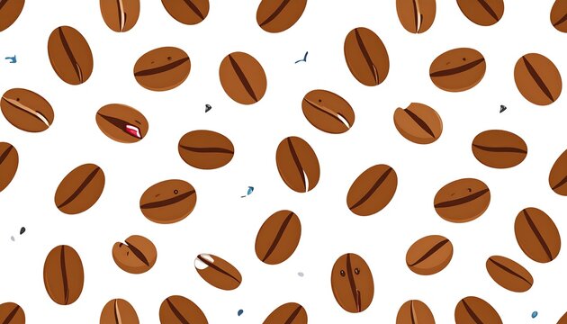 Coffee beans pattern - Powered by Adobe
