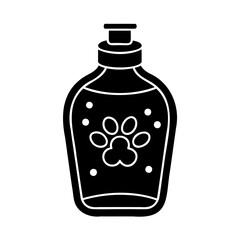 Pet Shampoo Bottle Vector Illustration