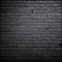 black brick wall