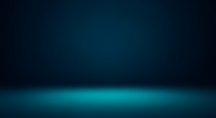 Dramatic teal and navy gradient backdrop offers stunning depth for modern product displays and creative design projects