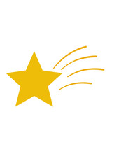 Obraz premium Gold Doodle Star
