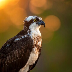 Osprey at golden hour