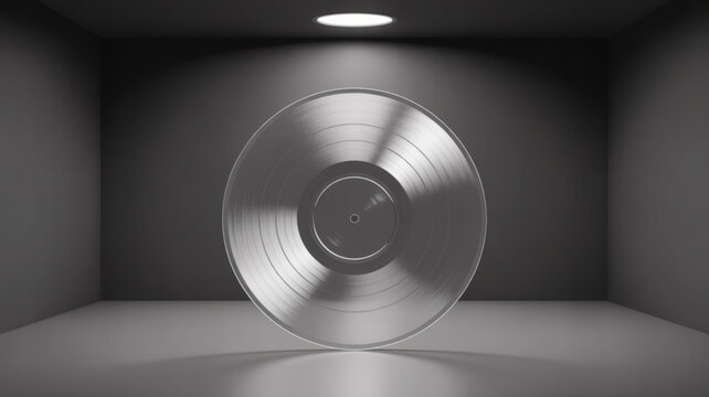 Vinyl record music audio sound dj turntable retro vintage musical album disc entertainment collection 100