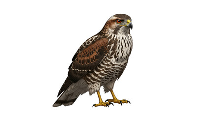 Falco berigora brown falcon bird of prey isolated PNG with Transparent Background