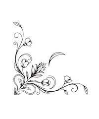 Fototapeta premium abstract floral background