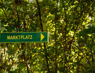 Fototapeta premium German Signpost 