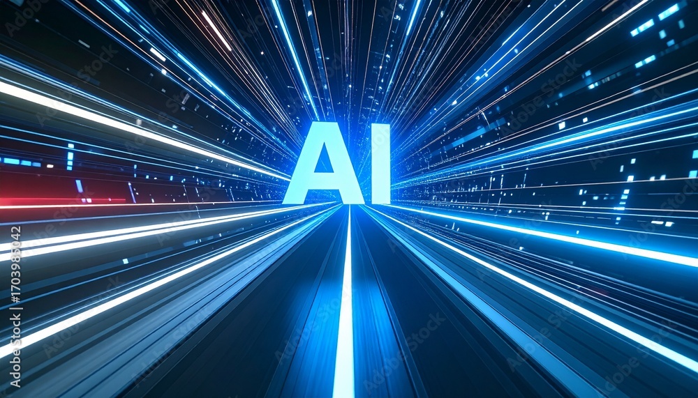 Poster ai in motion: a dynamic display of technology and the future