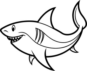 shark vector illustration
