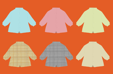 いろんなシャツのセット