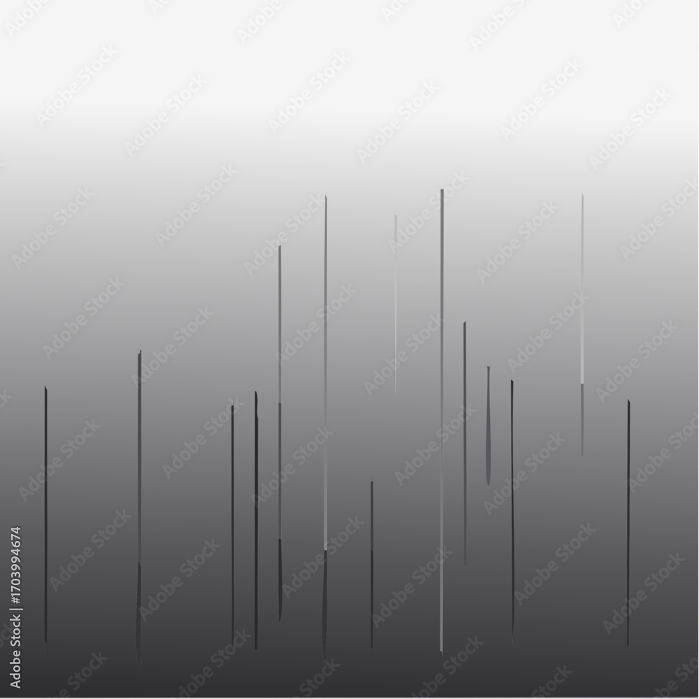 Poster abstract gray gradient with vertical lines