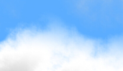blue sky background with white clouds vector illustration background