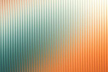 Abstract Gradient Pattern with Vertical Lines in Orange and Teal