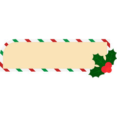 Obraz premium Christmas Text Box