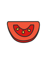 tomato slices illustration