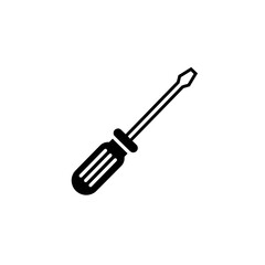 Screwdriver Icon Simple Tool for DIY and Repair