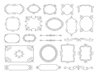 Premium Gold Vintage Baroque Frame with Scroll Ornament. Antique Floral Pattern with Acanthus Foliage and Filigree Calligraphy Design Elements. Elegant Decorative Vector Illustration.
