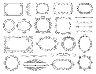 Premium Gold Vintage Baroque Frame with Scroll Ornament. Antique Floral Pattern with Acanthus Foliage and Filigree Calligraphy Design Elements. Elegant Decorative Vector Illustration.