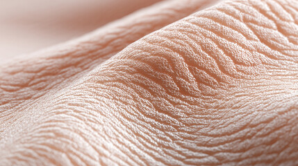 Artificial skin tissue with detailed cellular structure for medical transplant research. Advanced biotechnology development of synthetic skin surface. Scientific breakthrough in medicine.