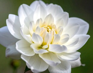 Close-up of a white dahlia