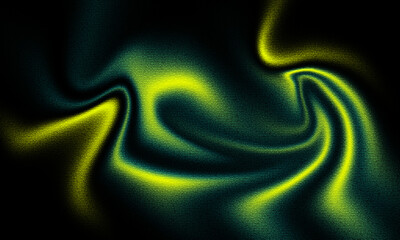 Abstract Green and Yellow Swirling Background Texture Design Backdrop