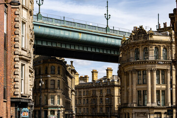 Bridge Over Stone Buildings Newcastle