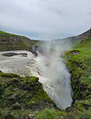 wonderful views of the Gullfoss waterfall in Iceland