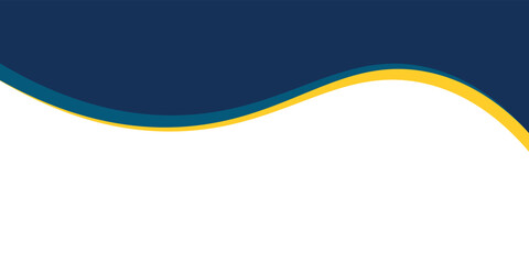 abstract business banner background design with wavy shapes. modern design