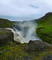 wonderful views of the Gullfoss waterfall in Iceland
