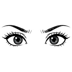 Eyes in the Dark Illustration
