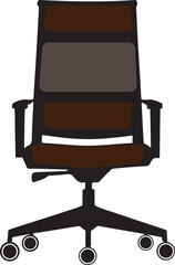Office Chair Colorful Vector Illustration Design (Version: 04)