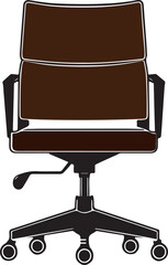 Office Chair Colorful Vector Illustration Design (Version: 02)