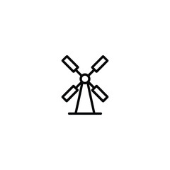 Simple Windmill Icon
