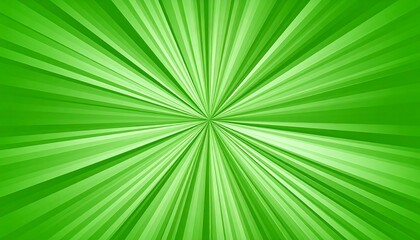 Bright green radial burst