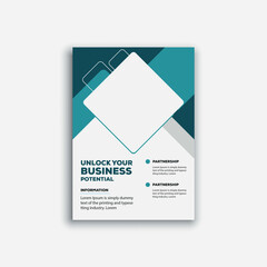 creative business flyer design template