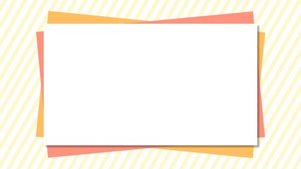 A cute and pop background with simple stripes