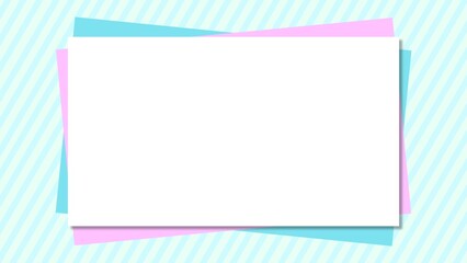 A cute and pop background with simple stripes