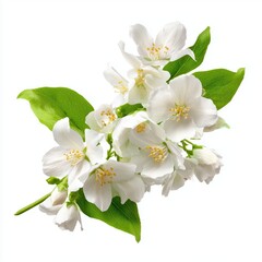 Obraz premium Delicate Jasmine Blossoms , isolated on white background png