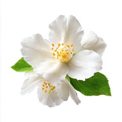 Delicate Jasmine Blossom in Exquisite Detail , isolated on white background png