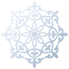 Snowflake ornament gradient S2-07