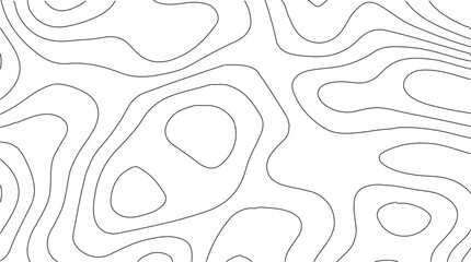 Topography map line art seamless vector illustration with abstract elevation contour patterns, perfect for hiking trails, trekking posters, camping themes, outdoor exploration, travel adventure design