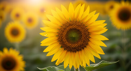 Fototapeta premium sunflower in the field