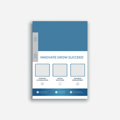 creative business flyer design template